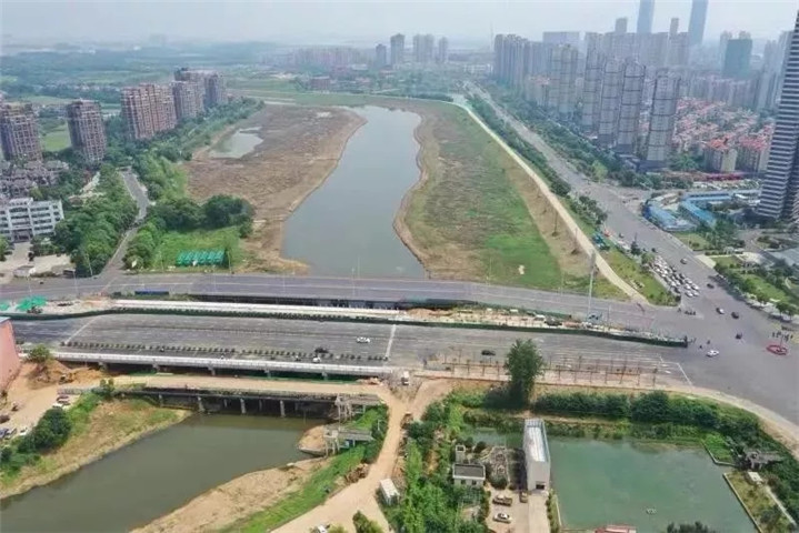 瀛上桥拓宽工程进入全面完工通车倒计时