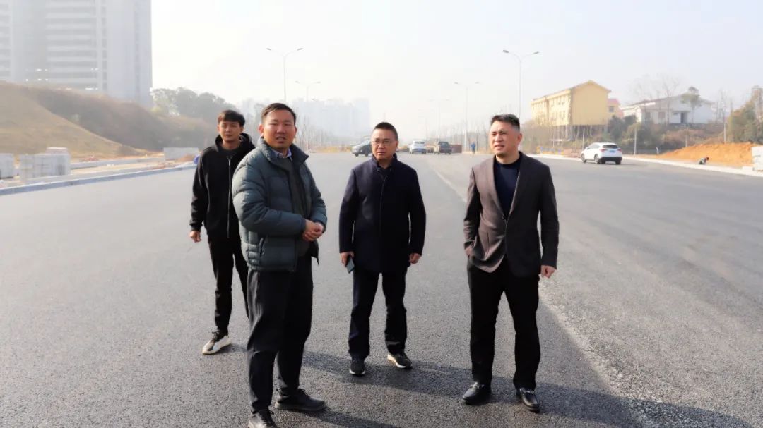 李茶根带队调研昌西大道北延伸项目扫尾工作